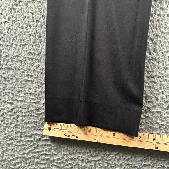 Dolce & Gabbana Dress Pants Womens 42 EU Black Virgin Wool Stretch Pleated - Picture 11 of 13